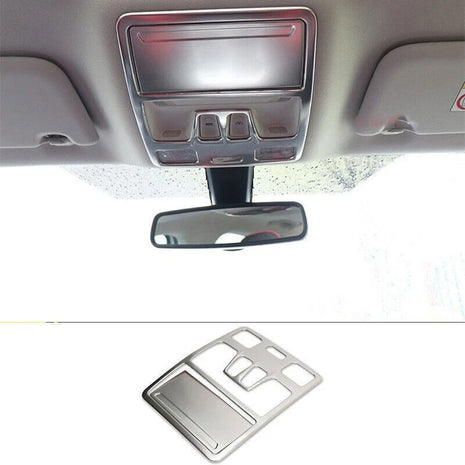 Cover trim Silver titanium 2PCS For Ford Focus ST RS 2019-20 front reading light