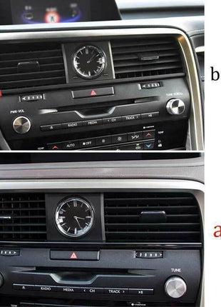 Black Titanium Console Air Outlet Vent Frame Tim For Lexus RX350 450h 2016-2022
