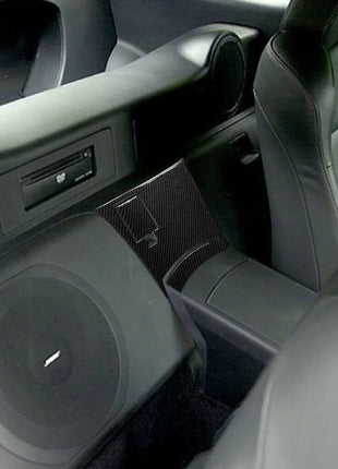 3x Carbon Fiber Rear Center Control Trim Cover Sticker For Nissan 350Z 2006-2009