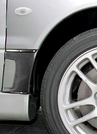 Carbon Fiber Side Fender Vent Cover For Mitsubishi Lancer Evolution EVO 7/8/9th