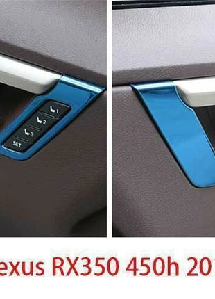 Interior Door Handle Cover Trim Fit For Lexus RX350 450h 2016-2019 Blue Titanium