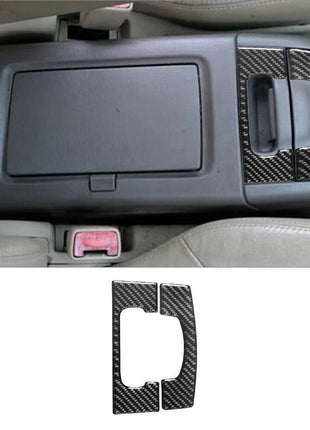 2Pcs Carbon Fiber Interior Ashtray Cover Trim Sticker For Lexus RX300 1998-2003