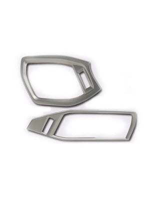 ABS Silver 2pcs Trim Console L&R Air Outlet Vent Fit for Ford Focus 2019-2020