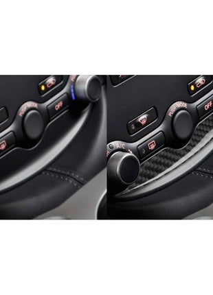 For Nissan 370Z Carbon Fiber Inner Air Conditioner Control Decoration Cover Trim