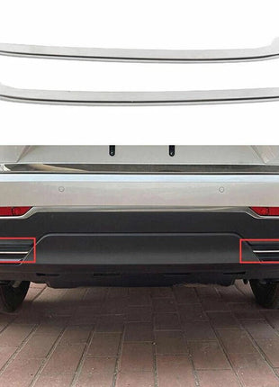 2P Chrome Steel Rear Bumper Molding Strip Cover Trim For Lexus NX250 350 2022-23