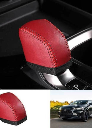 For Lexus RX 350 350h 350h 500h 23-24 Red Console Gear Shift Knob Leather Trim