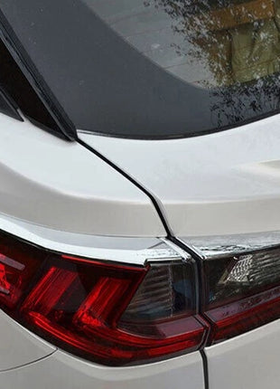 4Pcs Chrome Exterior Rear Lamp Taillight Strip Trim For Lexus RX350 450h 2016-19