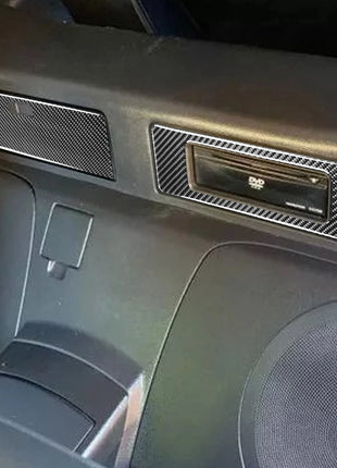 Carbon Fiber DVD Storage Box Decorative Trim Cover Fit For Nissan 350Z 2003-2009