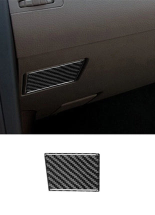 Carbon Fiber Copilot Storage Box Locker Cover Trim For Nissan 350z 2003-2005