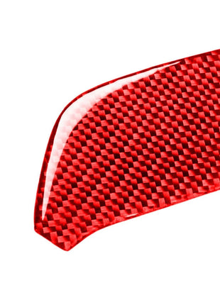 Red Carbon Fiber Speedmeter Instrument Cover Trim For Nissan GT-R R35 2008-2016