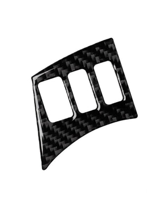 2pcs Carbon Fiber Steering Wheel Frame Trim Cover Decor For Nissan 350z 2006-09