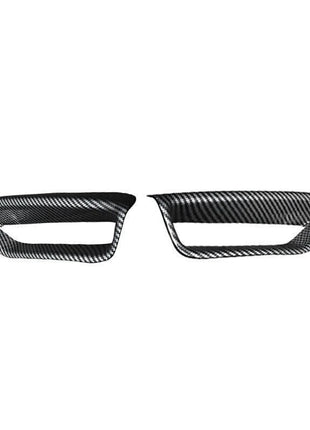 2P Carbon Fiber Style Front Fog Light Lamp Cover Trim For Lexus RX350 450h 20-22