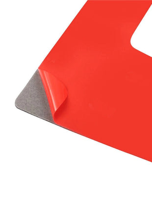 Red Carbon Fiber Inner Door Dowl's Decorative Cover Trim For Volvo V60 2010-2017