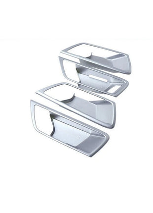 4pcs Silver ABS Inner Door Bowl Cover Decoration Fit for Ford Focus 2019-2020