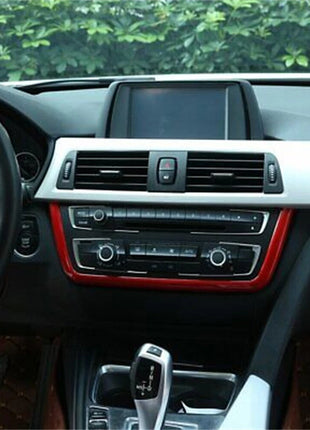 Red Abs Central Control Cd Trim For Bmw 3 /4 Series F30/34 3gt M3 M4 F82 2013-19