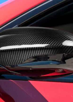 3K Real Carbon Fiber Rearview Side Mirror Cover For BMW M5 F10 12-17