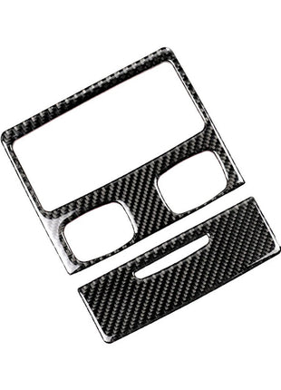 2闂佽壈鎻幏绋rbon Fiber Rear Air Vent Outlet Panel Trim For Bmw 3 Series E90 E92 2005-12