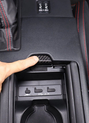 Armrest Box Switch Button Trim For GR86 /Subaru BRZ 2023-2024 Real Carbon Fiber