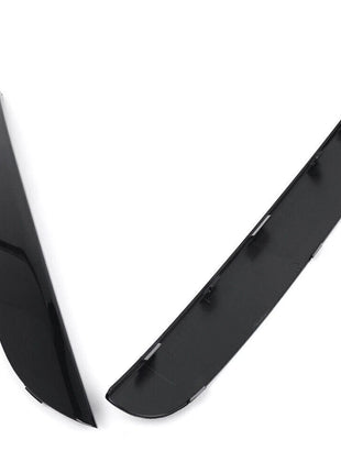 For Bmw 7 Series F01 F02 F03 F04 Glossy Black Front Bumper Grille Molding Trim