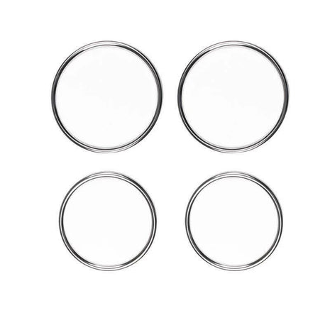 Inner Door Horn Frame Cover Trim 4PCS For Lexus RX350 450h 2016-19 Chrome Steel