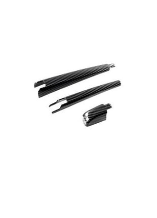 3P Rear Tailgate Wiper Cover Trim For 2022-23 Lexus NX 250 350h ABS Carbon Fiber
