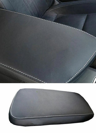 Black PU Leather Central Console Armrest Box Cover For Lexus NX 350 350h 2022-23
