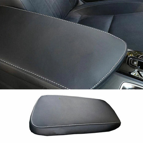Black PU Leather Central Console Armrest Box Cover For Lexus NX 350 350h 2022-23