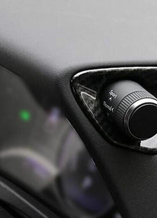 Driving Mode Switch Button Cover Ring For Lexus UX200 250h 2019-23 Carbon Fiber