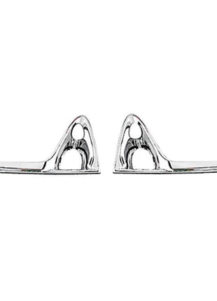 ABS Chrome Exterior Front Fog Light Lamp Strip Trim For Lexus RX350 450h 2016-19