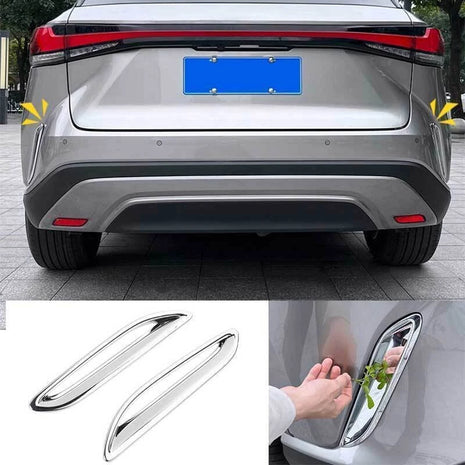 For Lexus RX 350 350h 500h 2023-24 Chrome Rear Bumper Air Outlet Vent Frame Trim