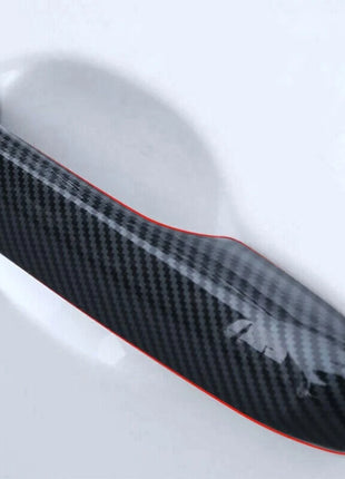 For Lexus RX 350 350h 500h 23-24 Carbon Fiber Outside Door Handle Cover Trim 4PC