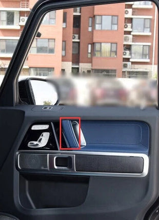 G-Class For Benz 2019-2022 Cover Trim 4pcs Interior Door Panel Dry Carbon Fiber