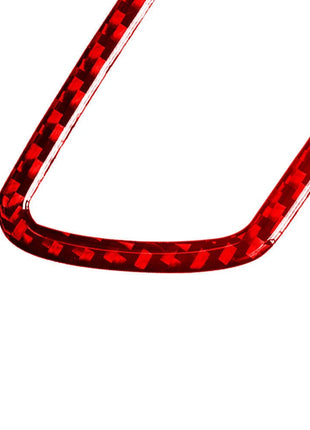 Red Carbon Fiber Driver Side Defogging Air Outlet Cover For Nissan Altima 19-22