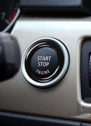 Black Engine Start Stop Button Cover For Bmw 3 Series E90 E92 E93 Z4 E89 2009-12