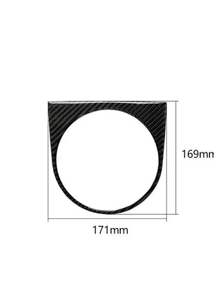 Carbon Fiber Inner Gear Shift Panel Frame Cover Trim For Nissan 350Z 2003-2009