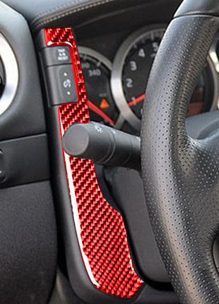 Red Carbon Fiber Speedmeter Instrument Cover Trim For Nissan GT-R R35 2008-2016