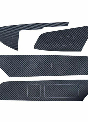 Window Lock Lift Panel Sticker Trim For Lexus UX200 250h 2019-2023 Carbon Fiber