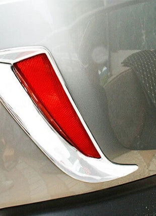2P Chrome Exterior Rear Fog Light Lamp Frame Trim Fit For Lexus RX350 450h 16-19