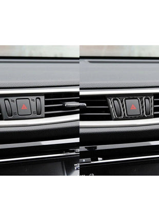 Carbon Fiber Warning Light Inner Frame Cover Trim For Nissan Rogue 2014-2016