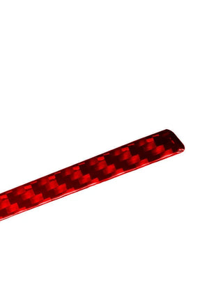 Red Carbon Fiber Storage Boxes Left Side Cover Trim For Nissan Altima 2019-2022
