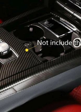 Carbon Fiber Gear Shift Side Trim Cover For Mercedes Benz E Class W212 2010-2015