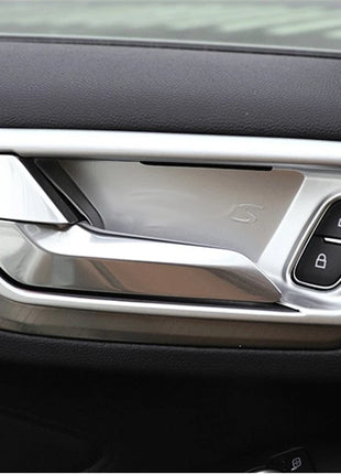 4pcs Silver ABS Inner Door Bowl Cover Decoration Fit for Ford Focus 2019-2020