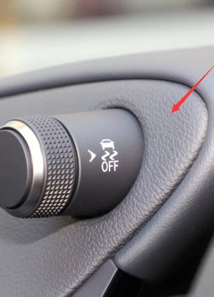 Console Driving Mode Button Ring For Lexus ES250 300h 350 2019-2023 Black Steel