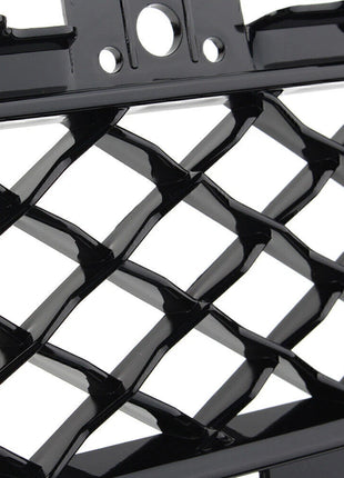For Jaguar Xj 2010-2015 Front Lower Bumper Center Grille Mesh Grill Trim Black