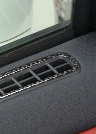 Carbon Fiber Interior Window Air Outlet Cover Trim For Nissan Gt-r R35 2008-2020