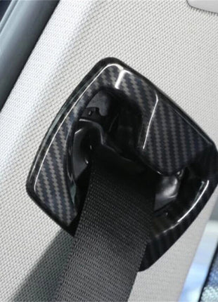 Carbon Abs Front Seat Belt Safty Buckle Cover For Bmw 3 4 Series F30 F34 2013-19