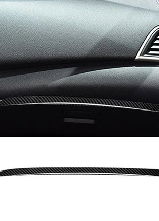 Carbon Fiber Passenger Dashboard Panel Cover Trim For Nissan Sentra 2013-2019