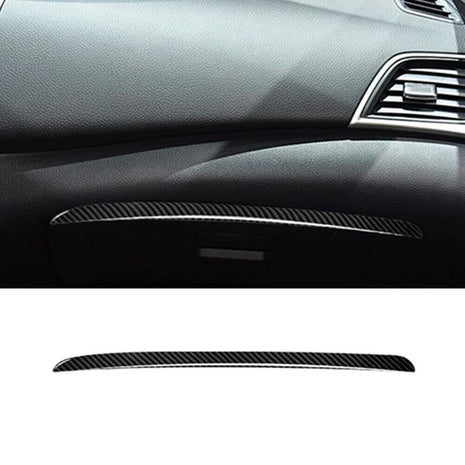 Carbon Fiber Passenger Dashboard Panel Cover Trim For Nissan Sentra 2013-2019