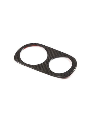 Real Carbon Fiber Innerr Headlight Switch Button Cover For Ferrari 458 2011-2016
