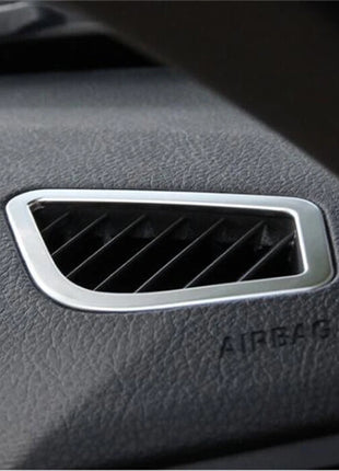 Silver Abs Dashboard Air Vent Outlet Trim For Bmw 3 4 Series 3gt F30 F34 2013-19